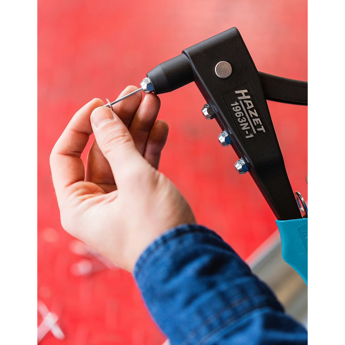 Hazet 1963N-1 255mm Hand riveting tool