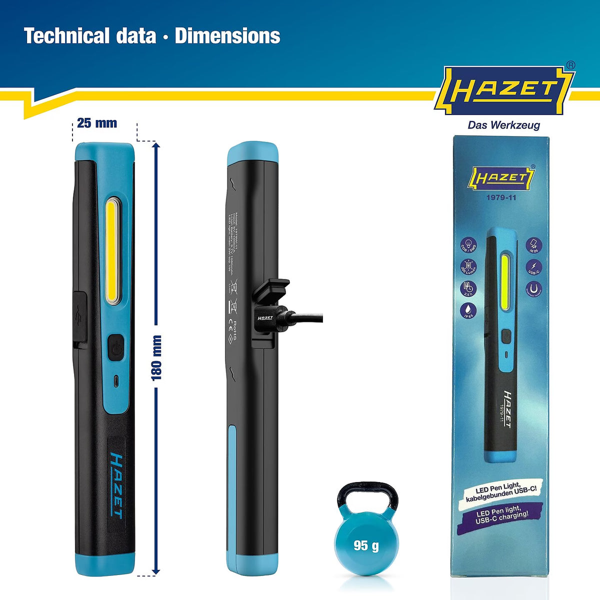 Hazet 1979-11 LED pen lightLED pen light