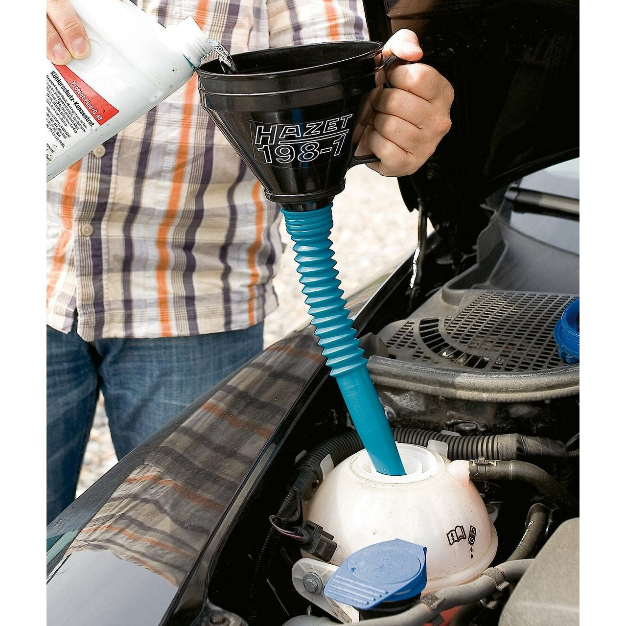Set imbuto per olio con adattatori per Audi, BMW, Mercedes, Porsche, VW Set imbuto per olio con adattatori per Audi, BMW, Mercedes, Porsche, VW