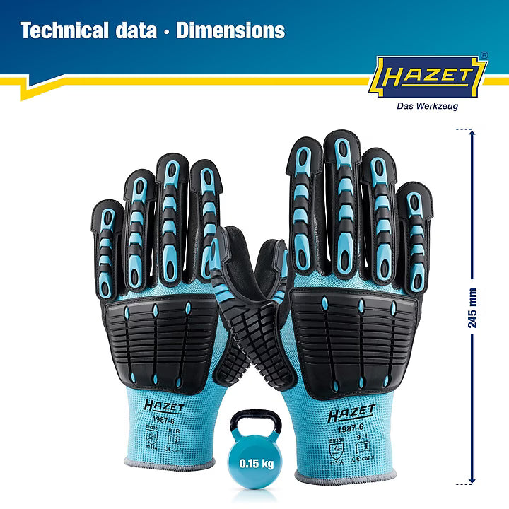 Hazet 1987-6 Mechanic's gloves