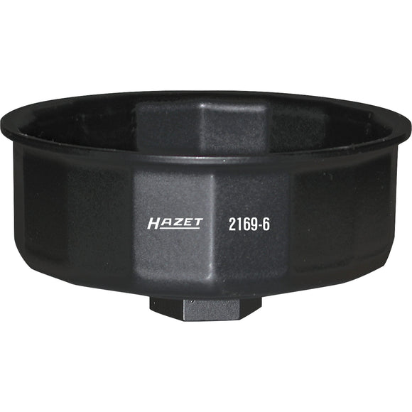 Hazet 2169-6 Oil Filter Wrench - Outside 16-Point Profile