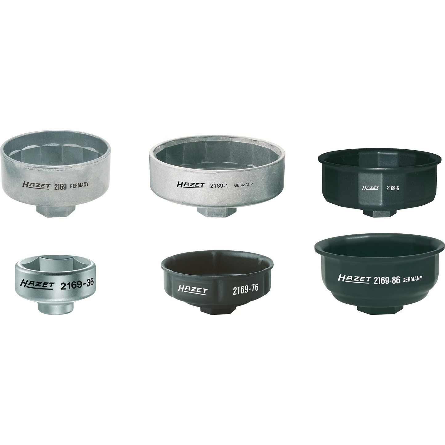 Hazet 2169/6 Oil filter wrench set