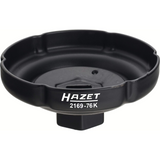 Hazet 2169-76K 1⁄2″ Oil filter wrench - Groove profile - 76 mm