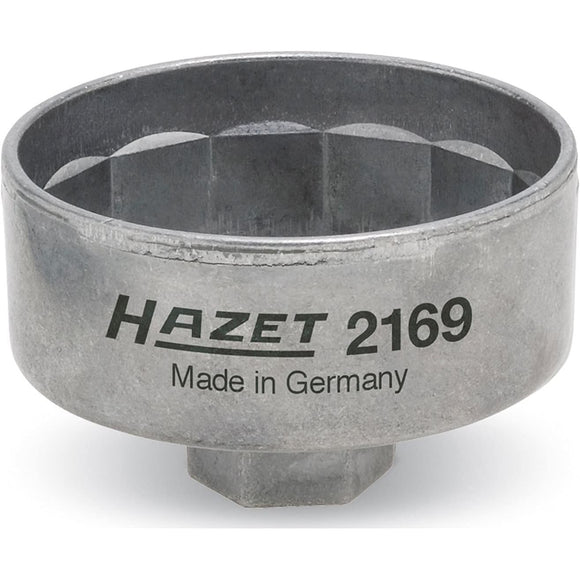 Hazet 2169 Oil Filter Wrench - Outside 14-Point Profile