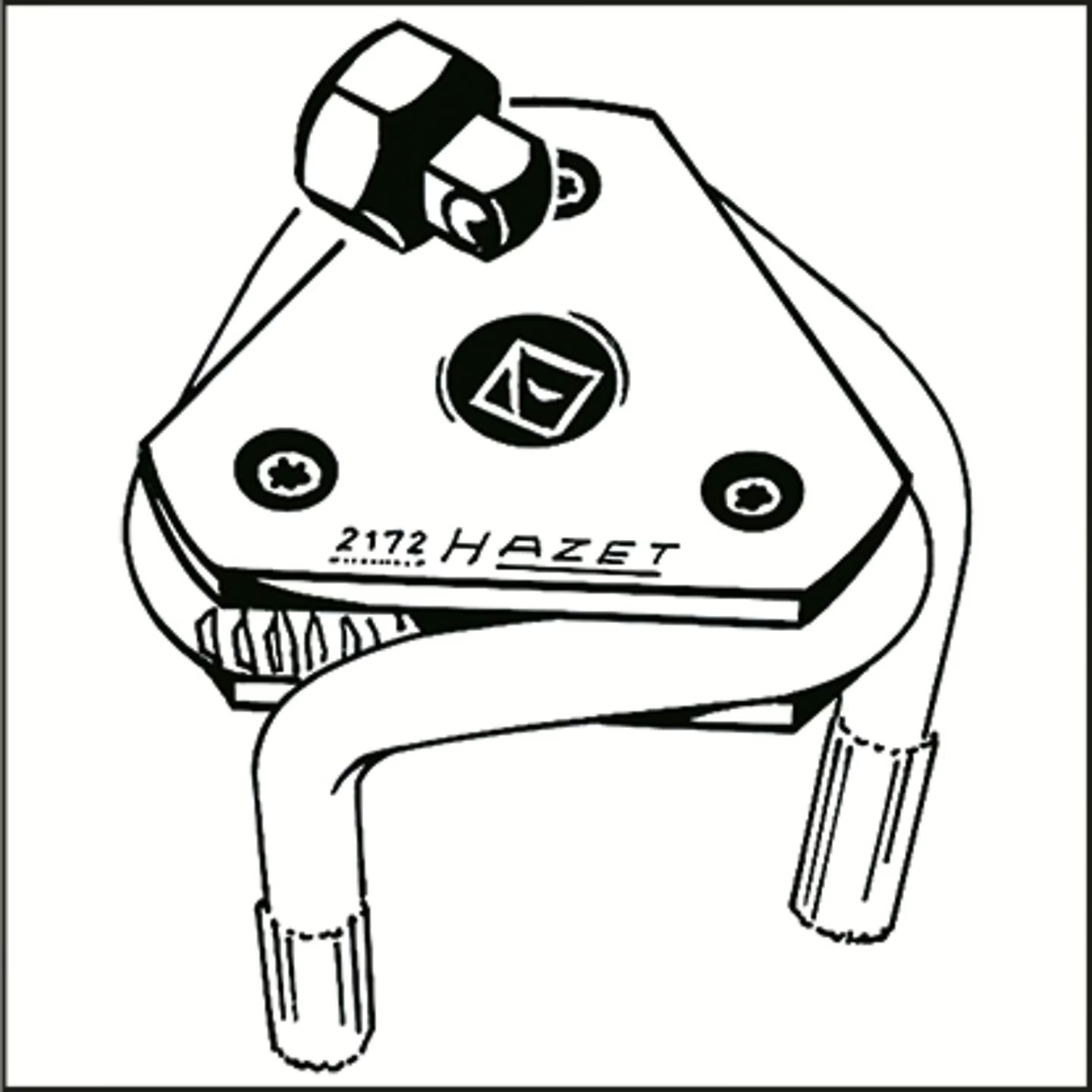 Hazet 2172 3⁄8″ Oil filter wrench