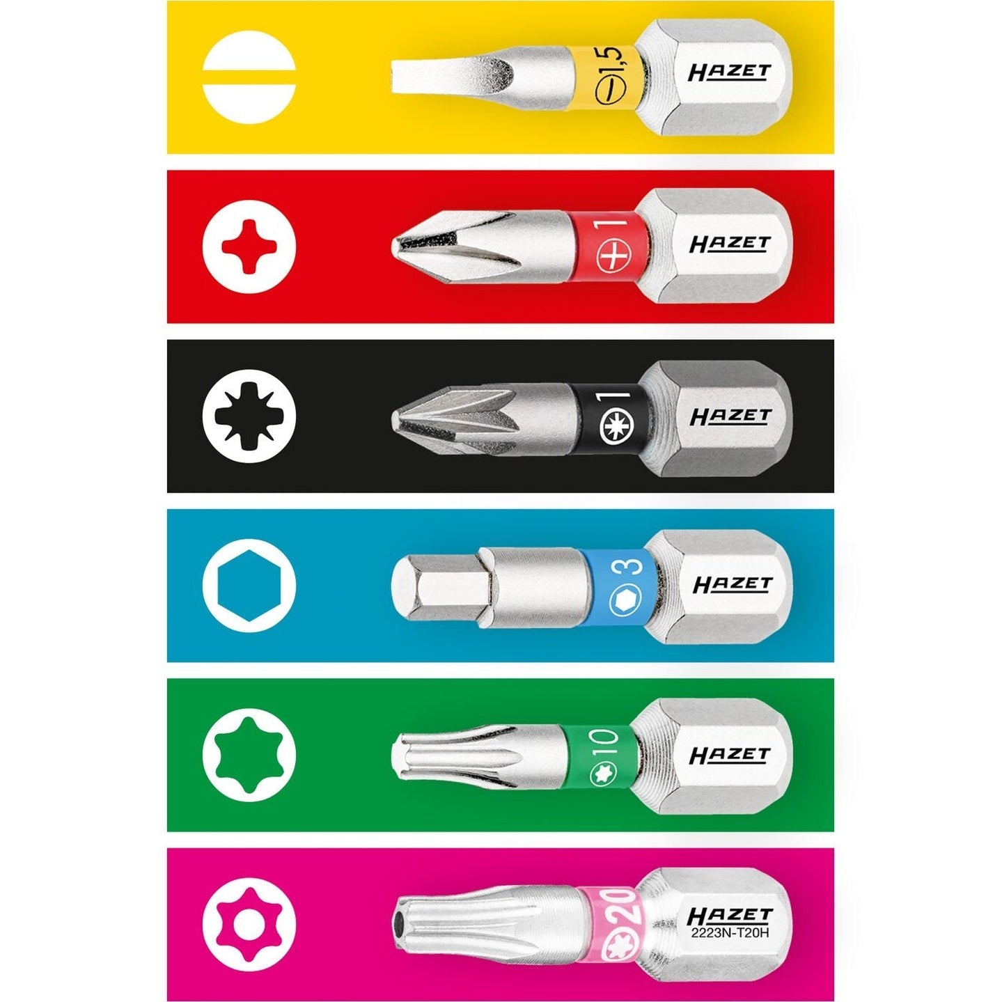 Hazet 2200/36 Insert Bit Set