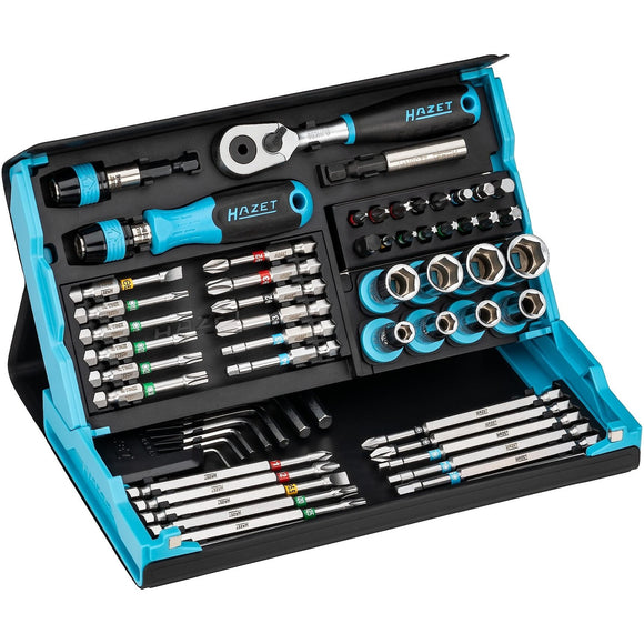 Hazet 2200SC-32 SmartCase Bit/Socket Set with Ratchet, 1/4