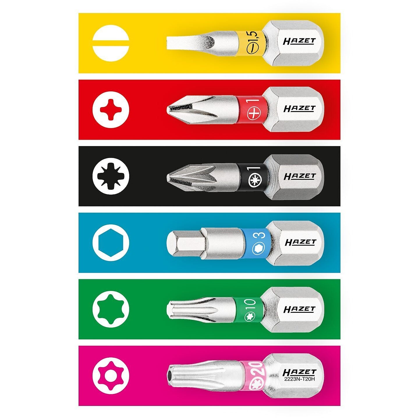 Hazet 2240N/36 Screwdriver bit set