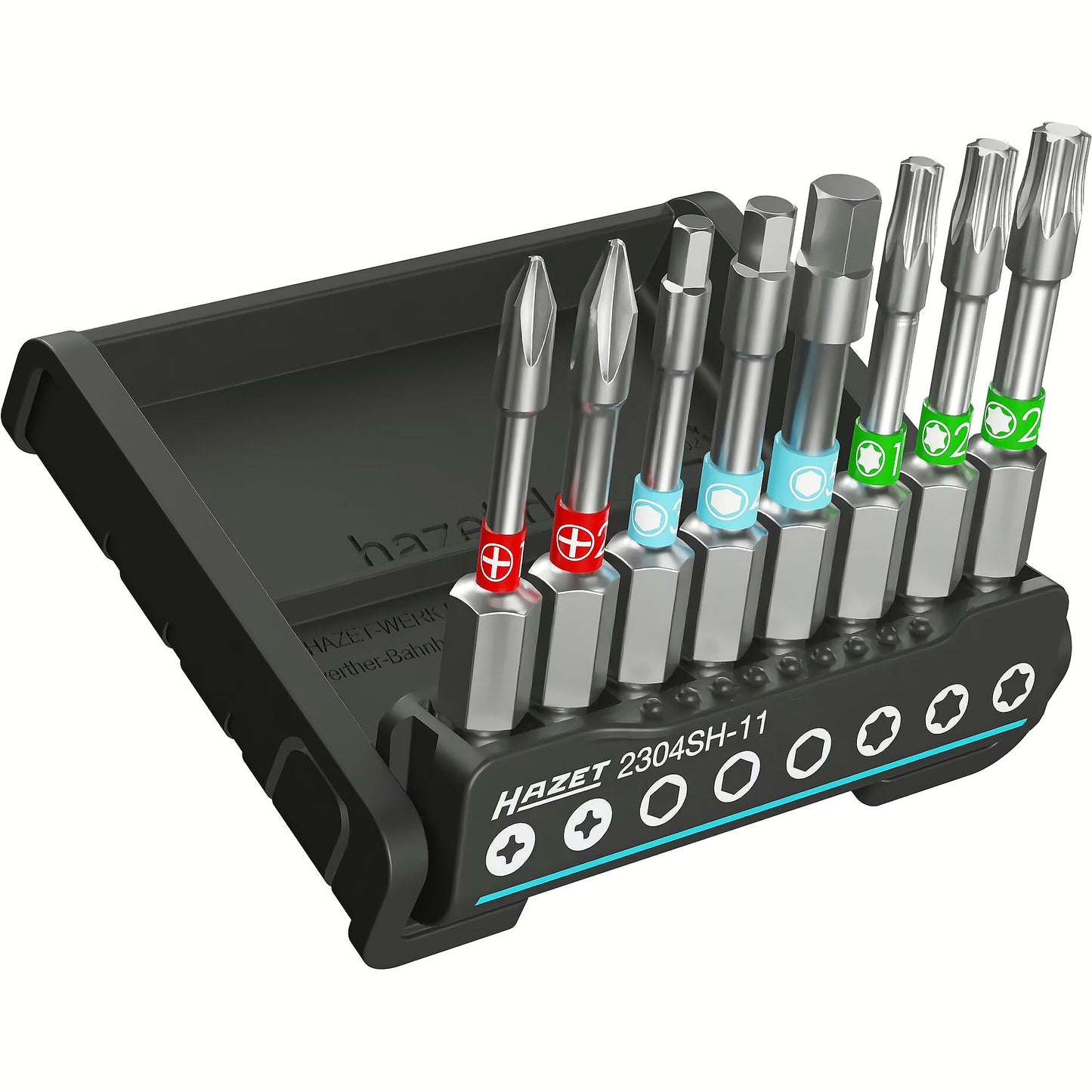 Hazet 2304SH-11 14% SmartHolder with 8 screwdriver bits - long