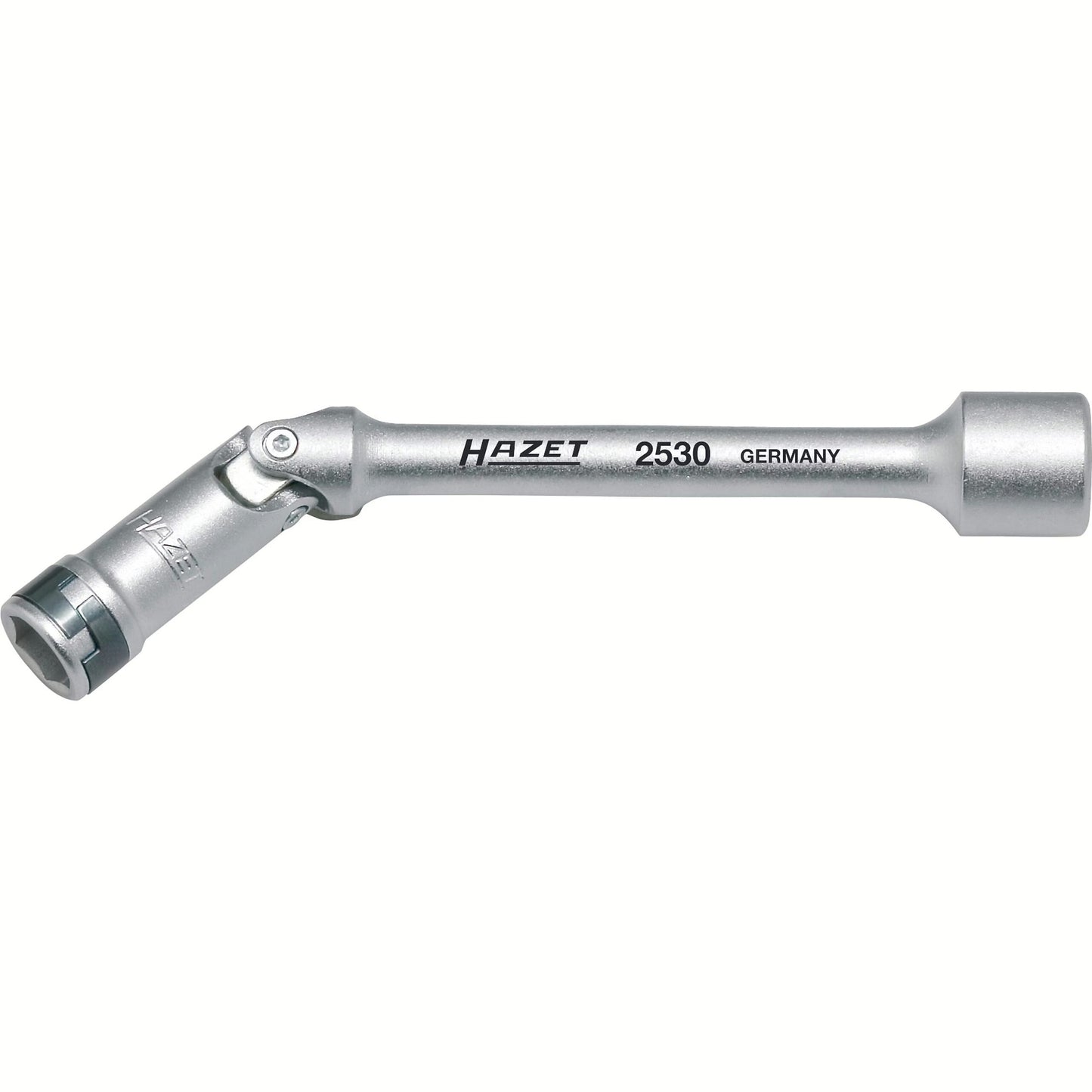 Hazet 2530 3⁄8″ Glow plug socket Outside hexagon traction profile 10 mm