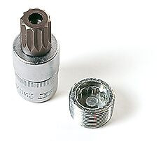 Hazet 2567-16 1⁄2″ Oil service screwdriver socket ∙ Internal serration profile XZN with pin ∙ M16