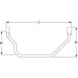 Hazet 2584-13 3⁄8″ Suction pipe / special wrench ∙ VAG ∙ 12-point outer profile ∙ 13 mm