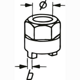 Hazet 2593-4 Shock absorber crown wrench