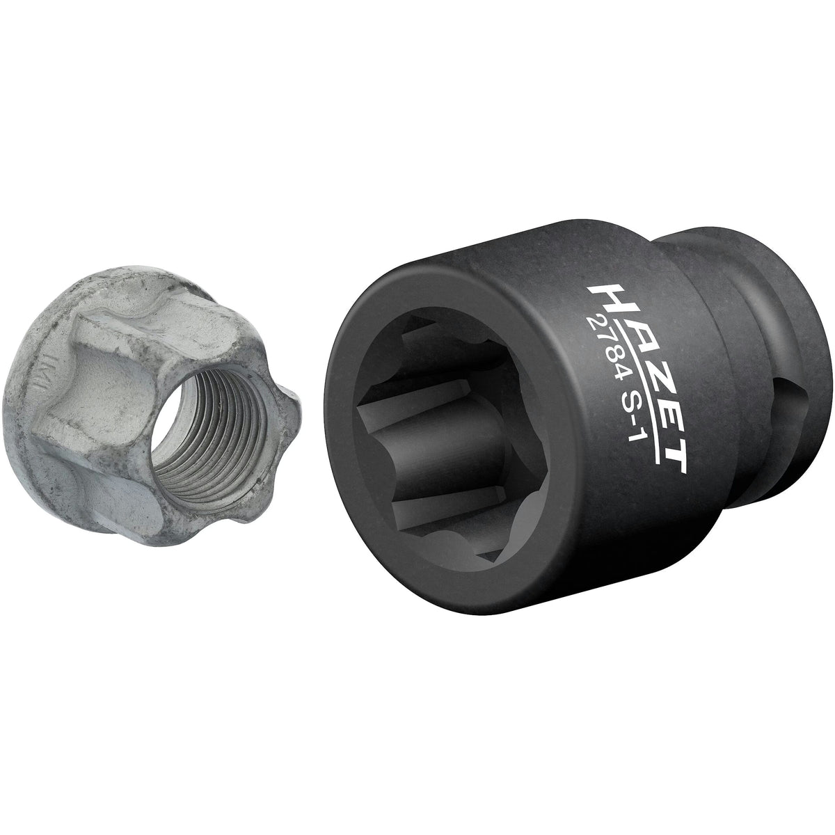 Hazet 2784S-1 1⁄2″ Impact socket ∙ with special profile ∙ Groove profile