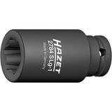 Hazet 2784SLG-1 1⁄2″ Impact socket ∙ with special profile ∙ Groove profile