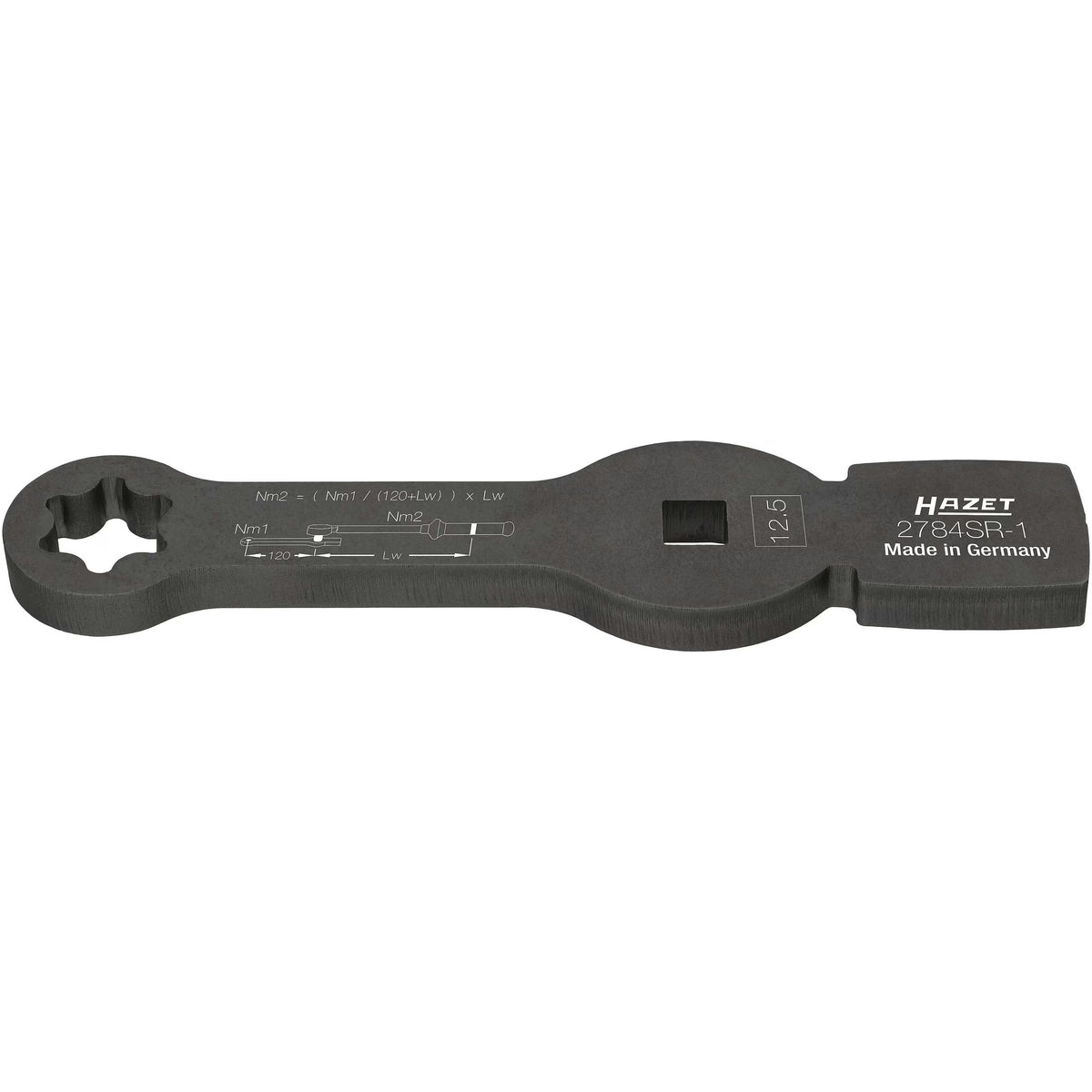 Hazet 2784SR-1 1⁄2″ Box-end wrench - striking face pattern ∙ Special profile ∙ with 2 striking faces ∙ Groove profile