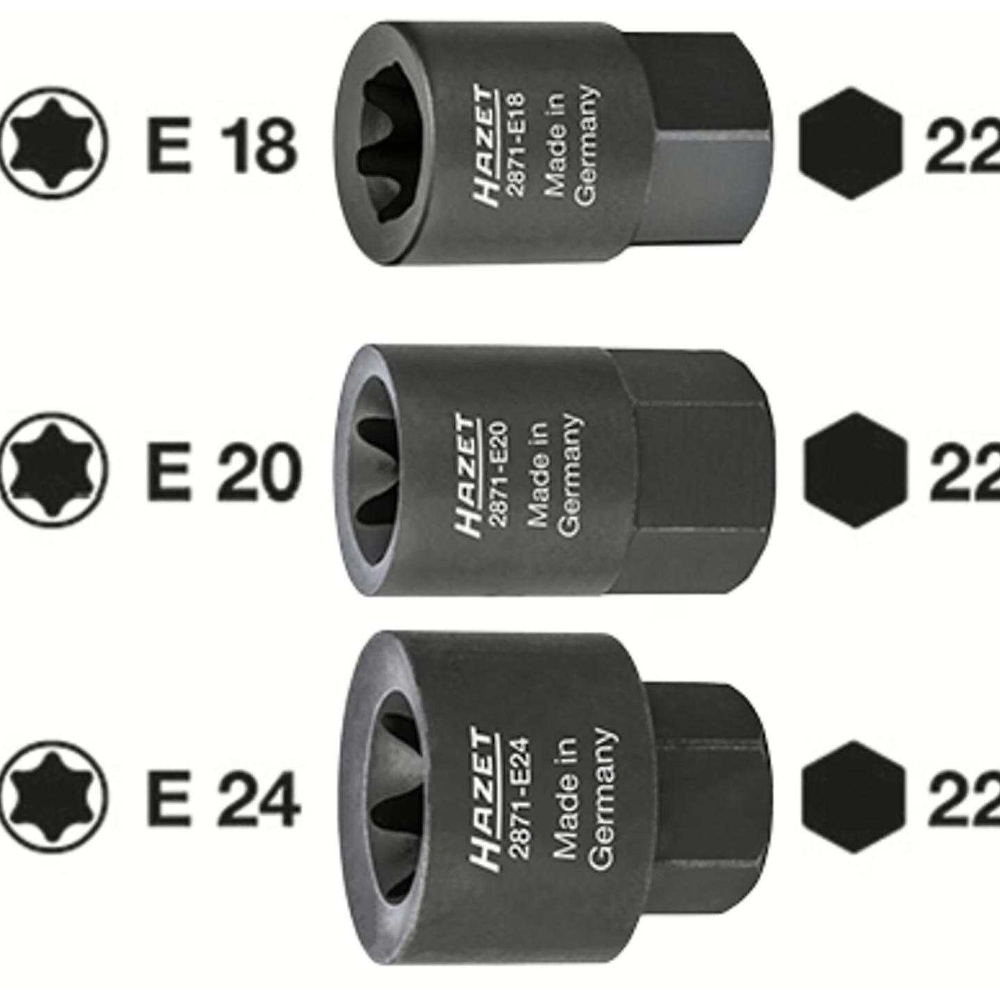 Hazet 2871-E18 Brake calliper socket