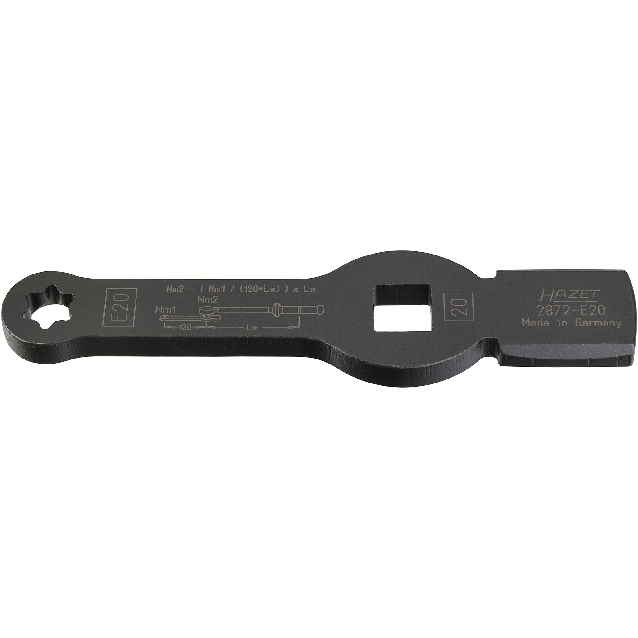 Hazet 2872-E20 Box-end wrench - with 2 striking faces