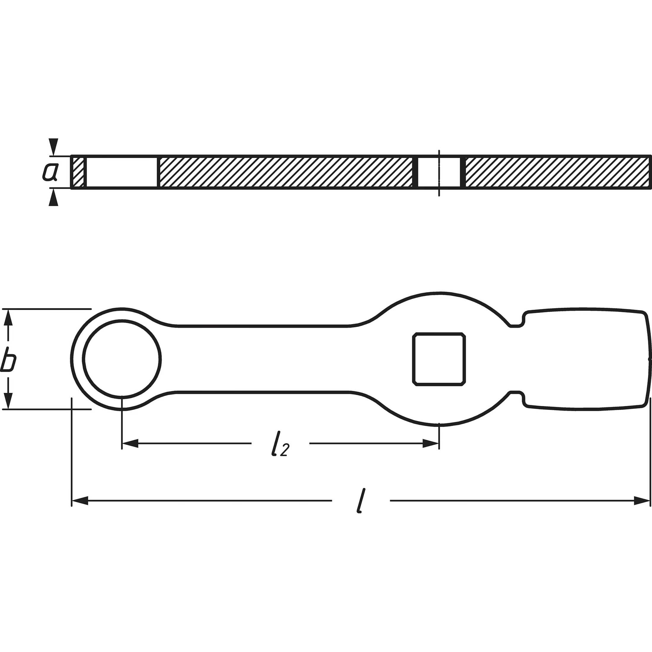 Hazet 2872-E20 Box-end wrench - with 2 striking faces – KCI Tools
