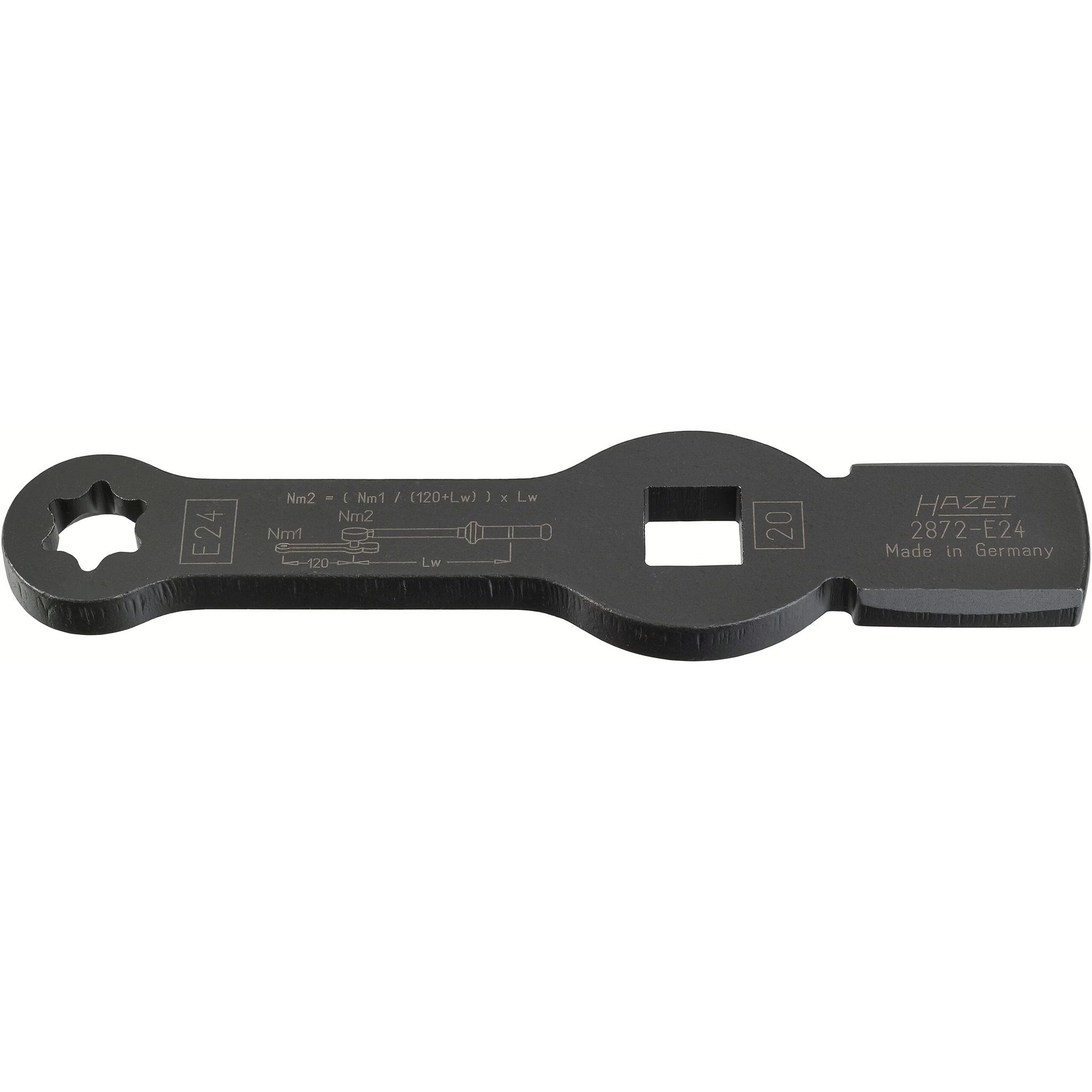 Hazet 2872-E24 Box-end wrench - with 2 striking faces