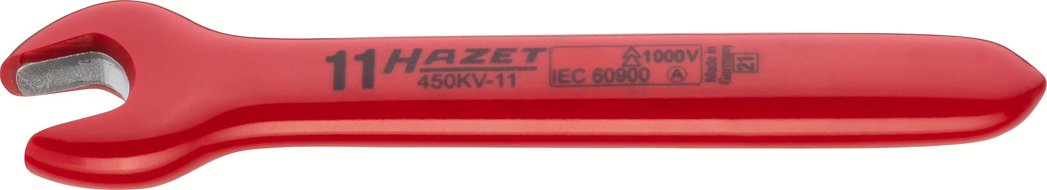 Hazet 450KV-11 Single open-end wrench ∙ with protective insulation