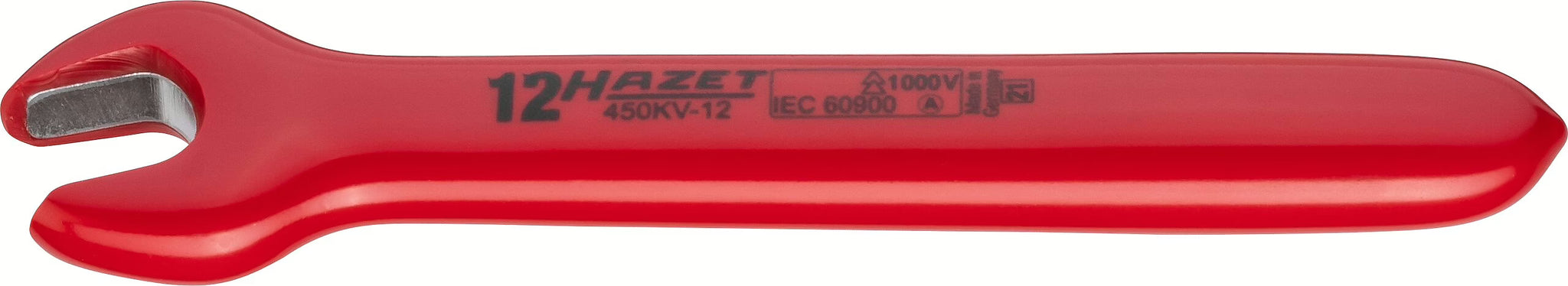 Hazet 450KV-12 Single open-end wrench ∙ with protective insulation