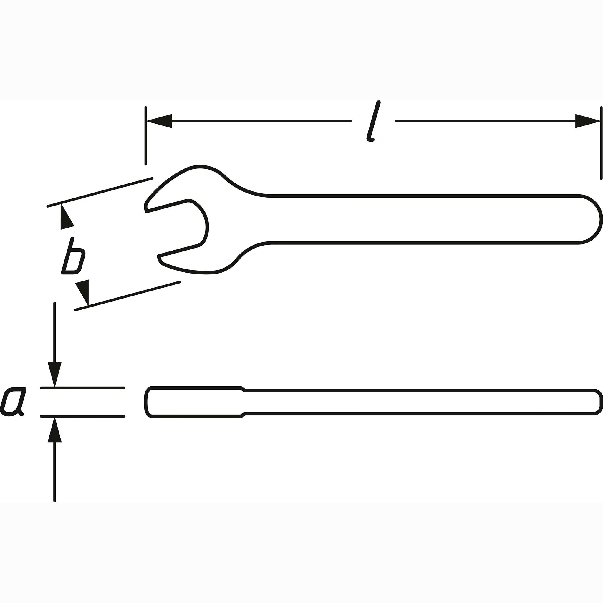 Hazet 450KV-13 Single open-end wrench ∙ with protective insulation