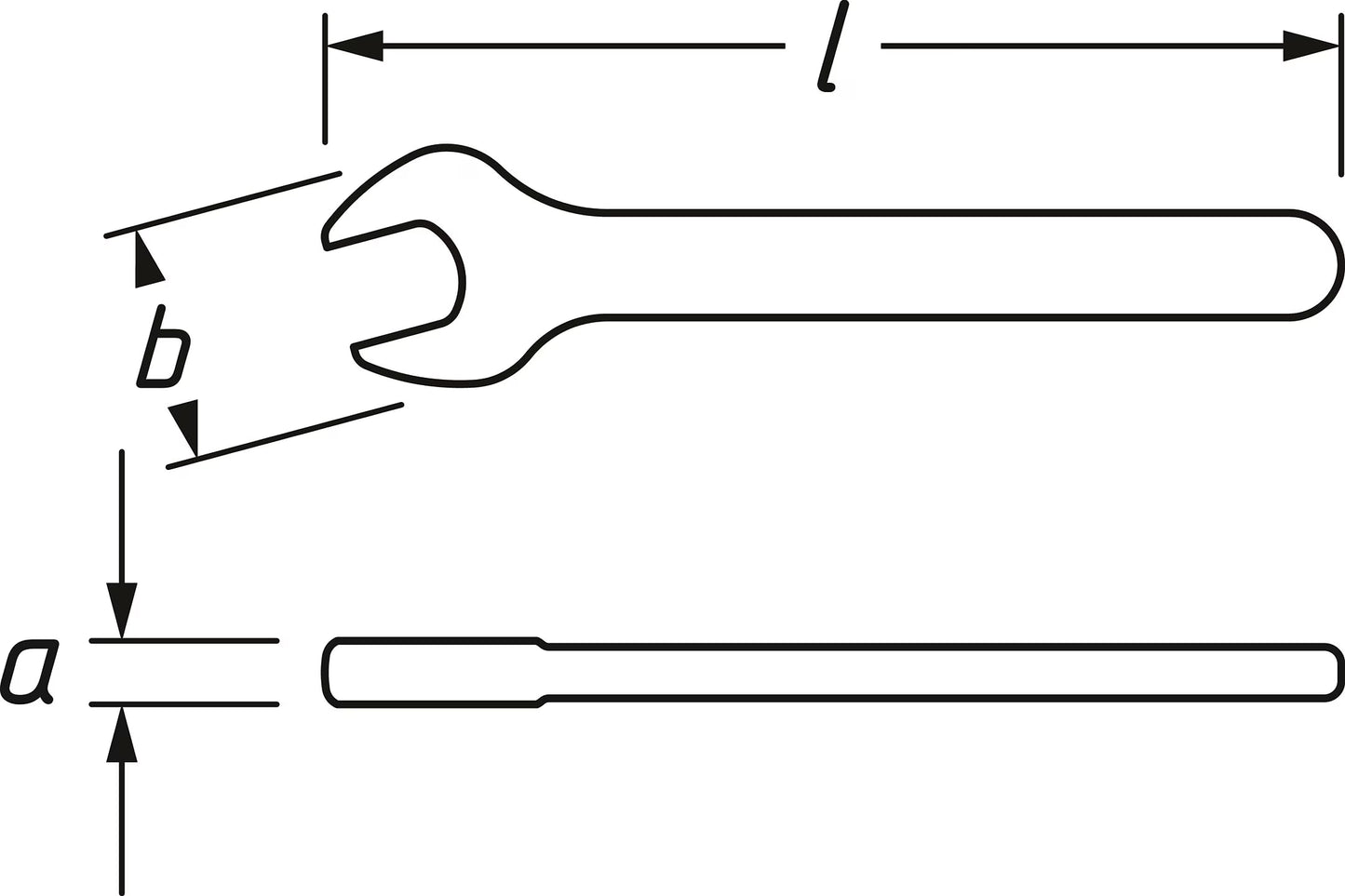 Hazet 450KV-15 Single open-end wrench ∙ with protective insulation