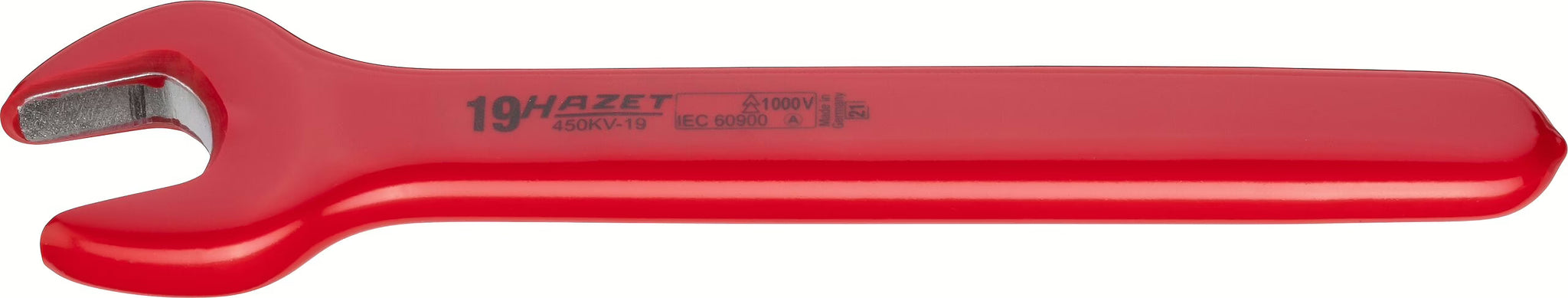 Hazet 450KV-19 Single open-end wrench ∙ with protective insulation