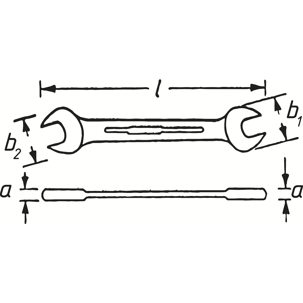 Hazet 450N-36X41  Double open-end wrench