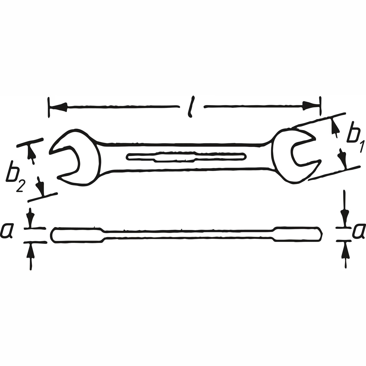 Hazet 450N-41X46 Double open-end wrench