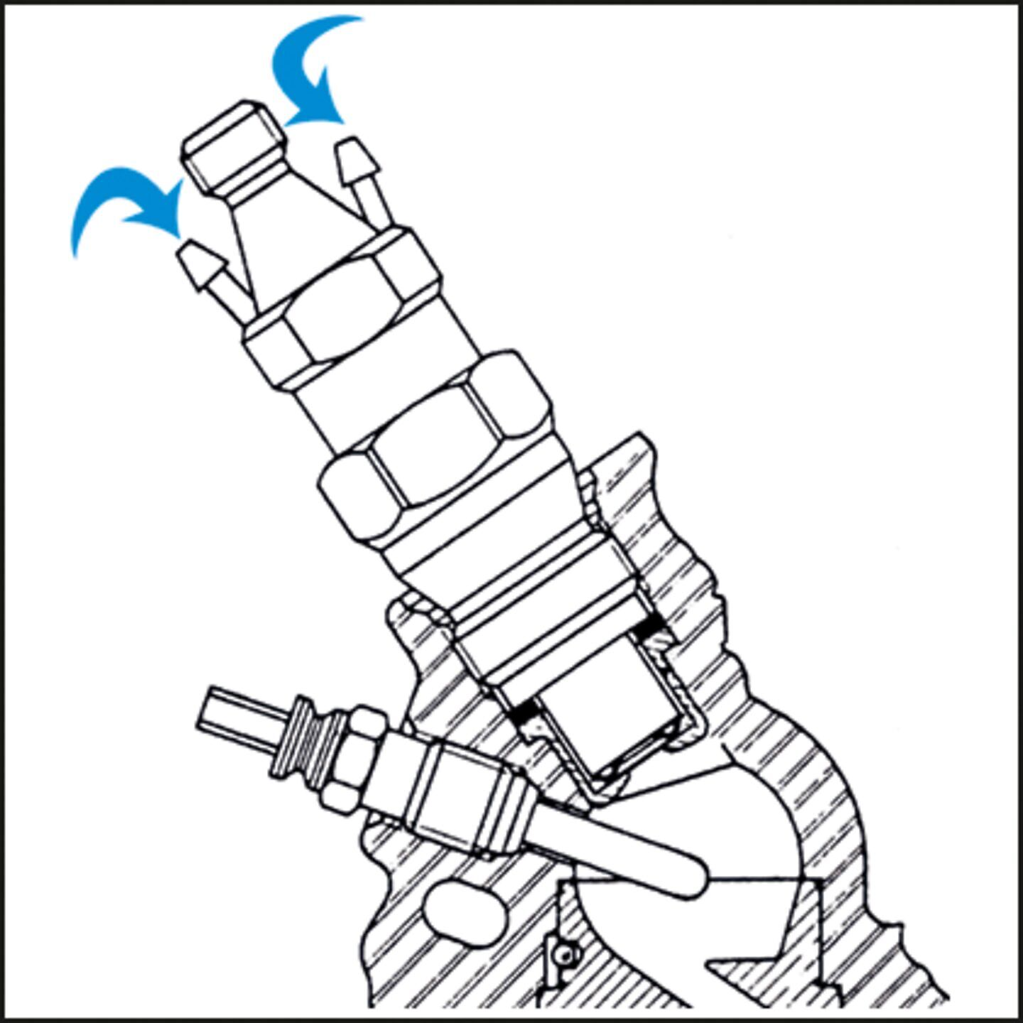 Hazet 4555N 1⁄2″ Injection nozzle socket - Outside 12-point profile - 27 mm