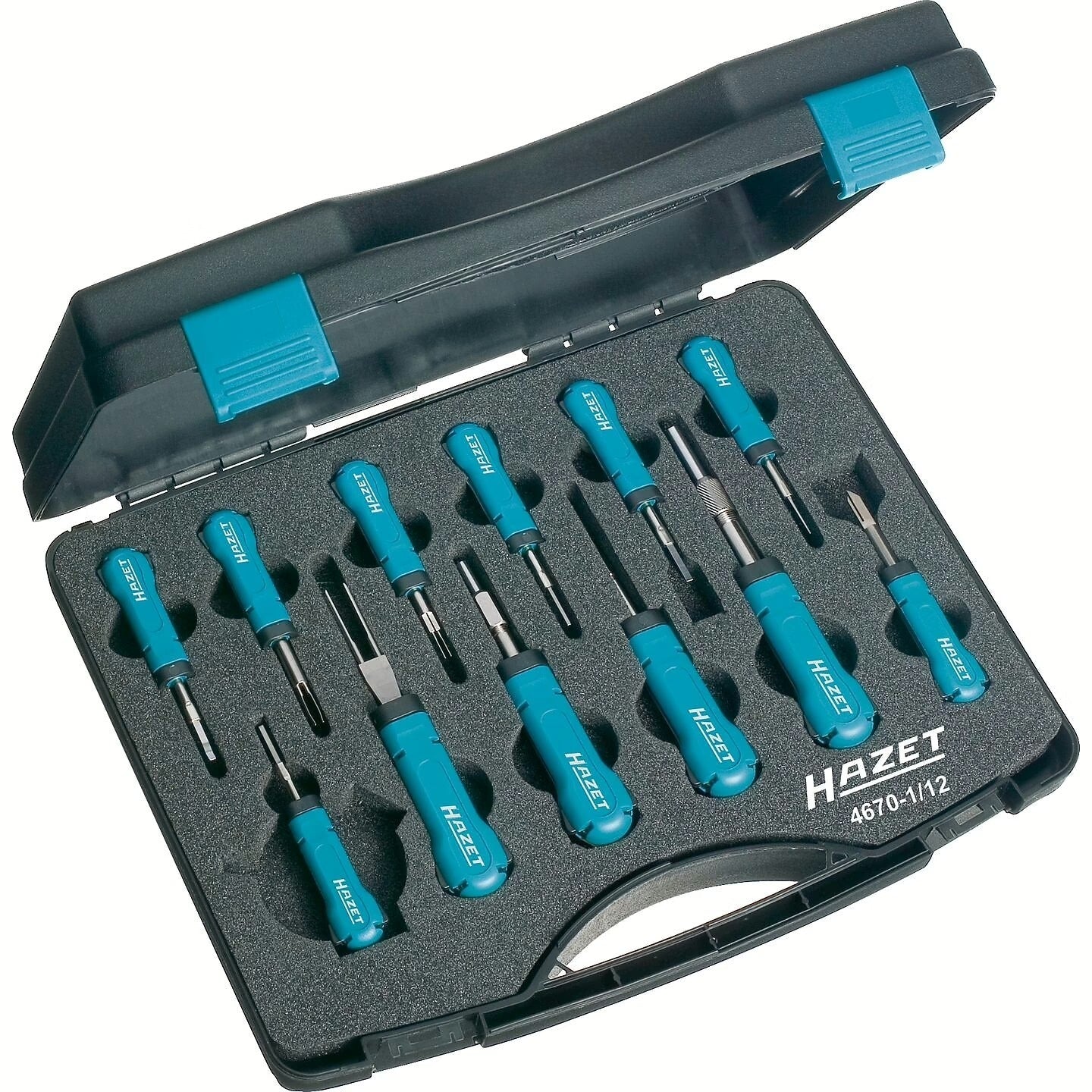 Hazet 4670-1/12 Cable release tool assortment 12-pieces