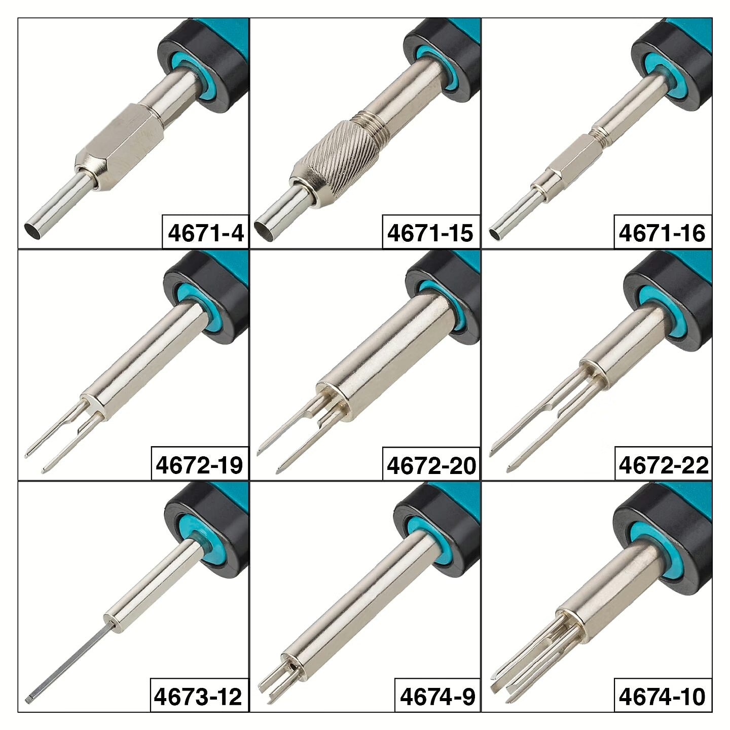 Hazet 4670-6/9 Cable release tool assortment 9-pieces