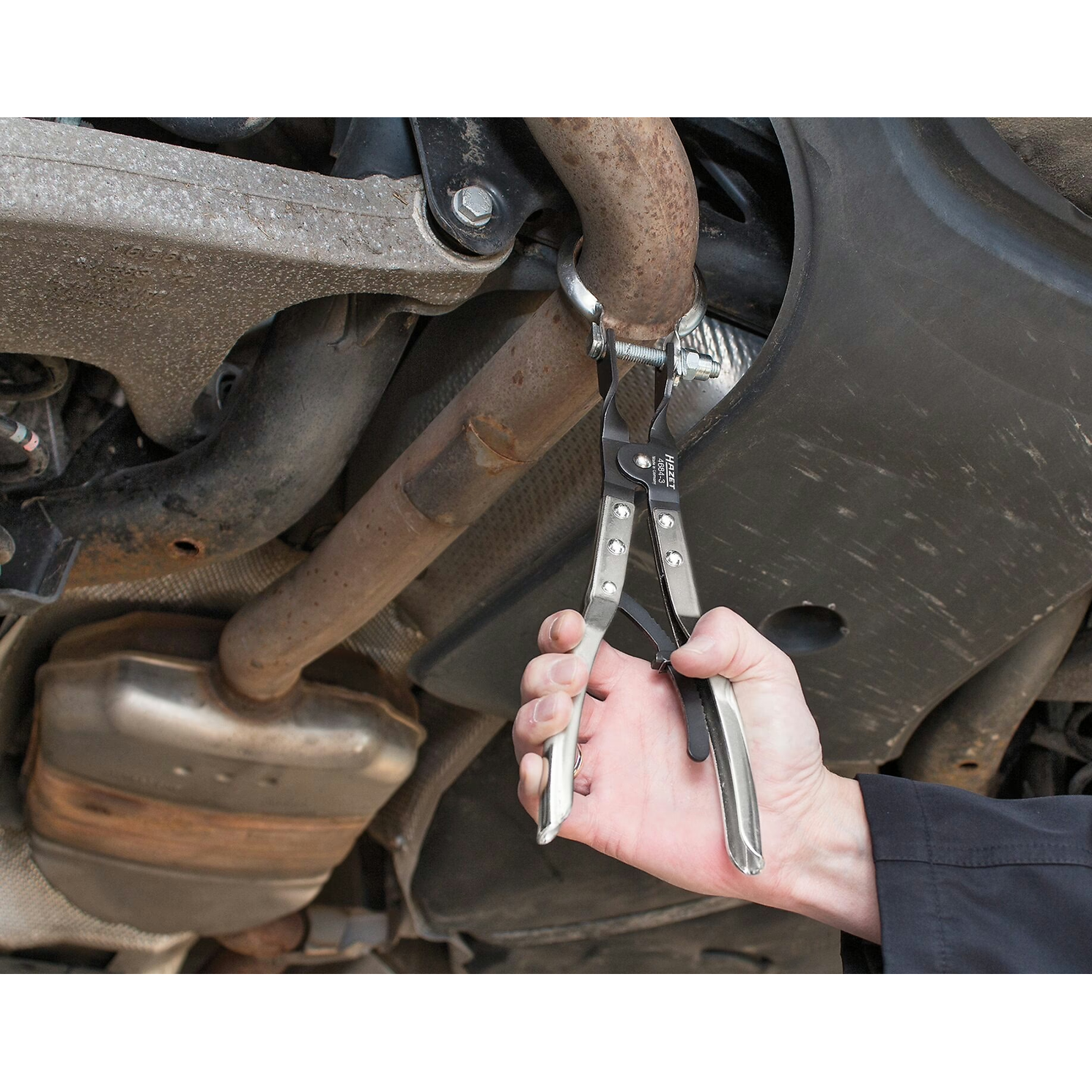 Hazet 4684-3 Exhaust pipe clamp pliers