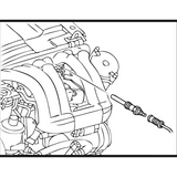Hazet 4760-2 3⁄8″ Glow plug wrench - Outside hexagon profile - 8 mm - 5/16″