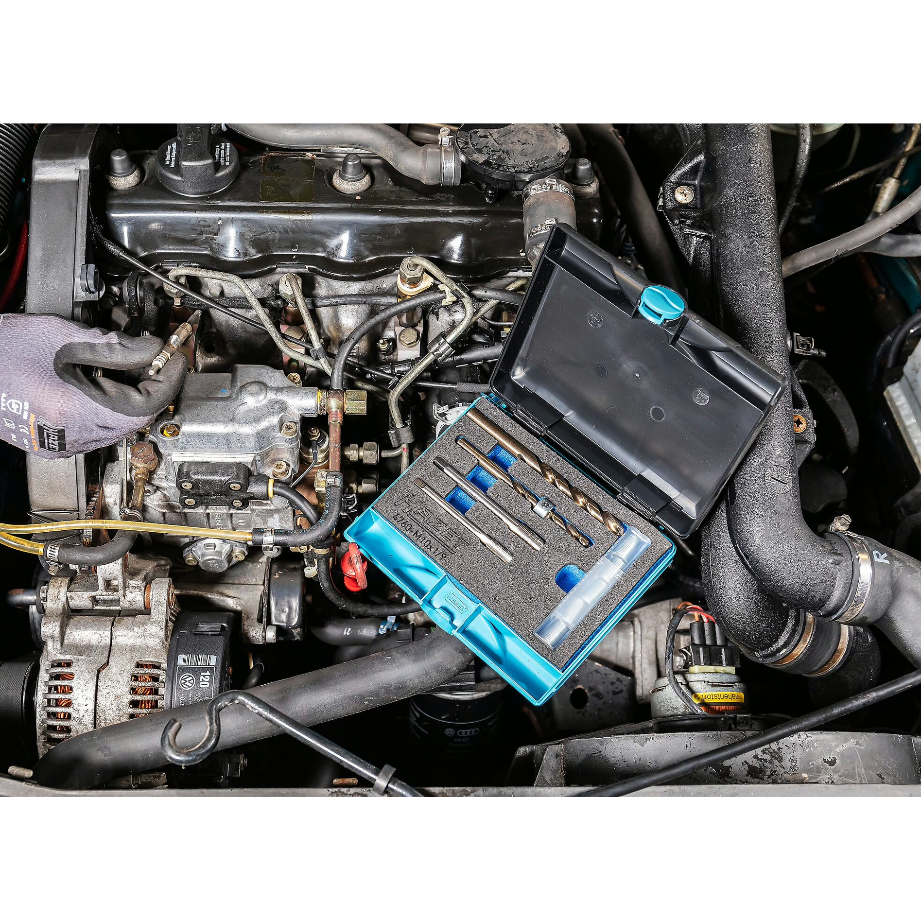 Hazet 4760-M10X1/9 Glow plug repair set