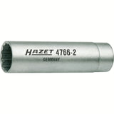 Hazet 4766-2 3⁄8″ Spark plug spanner Outside 12-point profile 14 mm