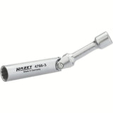 Hazet 4766-3 3⁄8″ Spark plug spanner Outside 12-point profile 14 mm