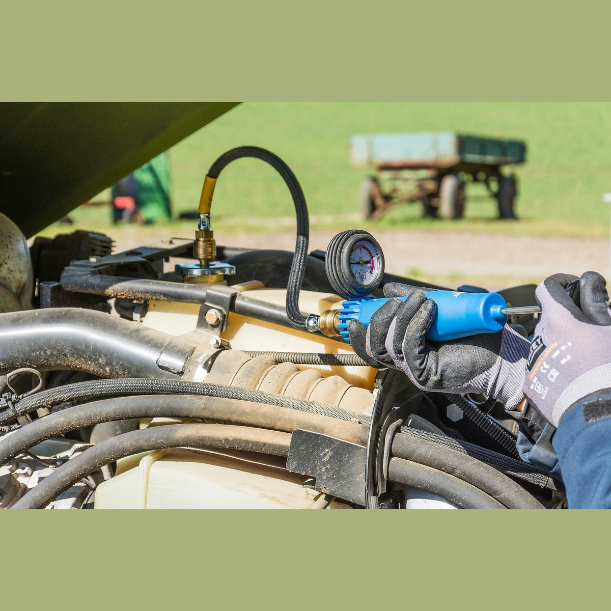 Hazet 4800/6 Radiator tester for agricultural machinery