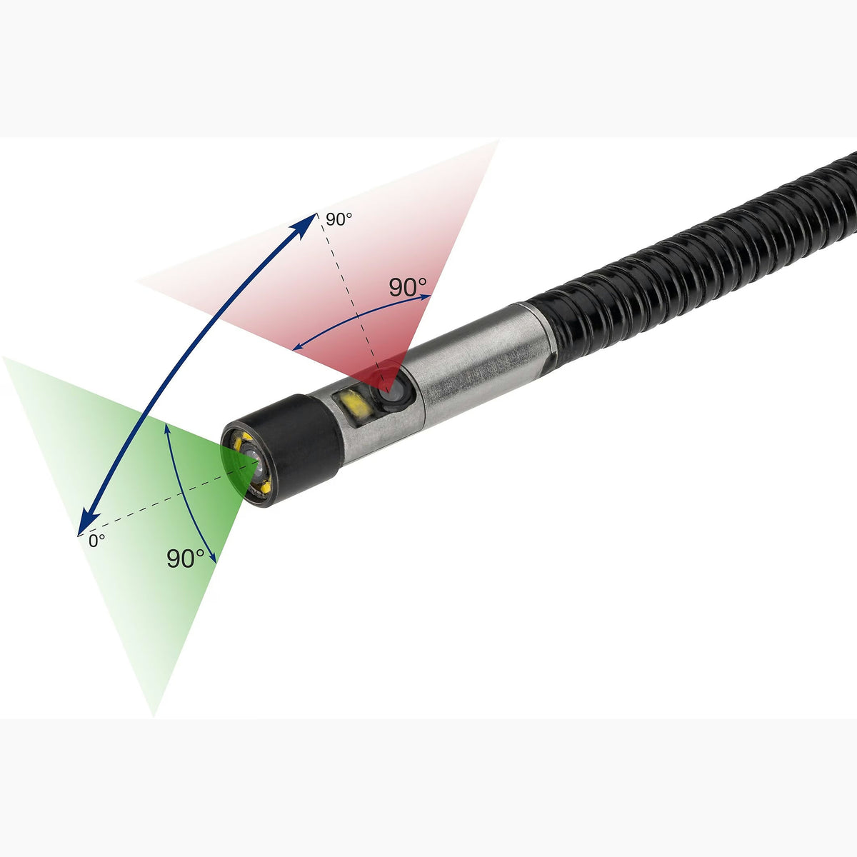 Hazet 4812-11FS HD probe ⌀ 4.9 mm ∙ front and side camera