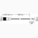 Hazet 4812-11FS HD probe ⌀ 4.9 mm ∙ front and side camera
