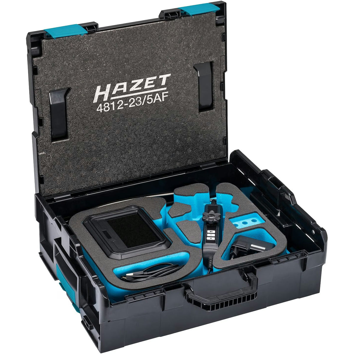 Hazet 4812-23/5AF HD touchscreen borescope set with 180° swivelling probe ∙ ⌀ 3.9 mm