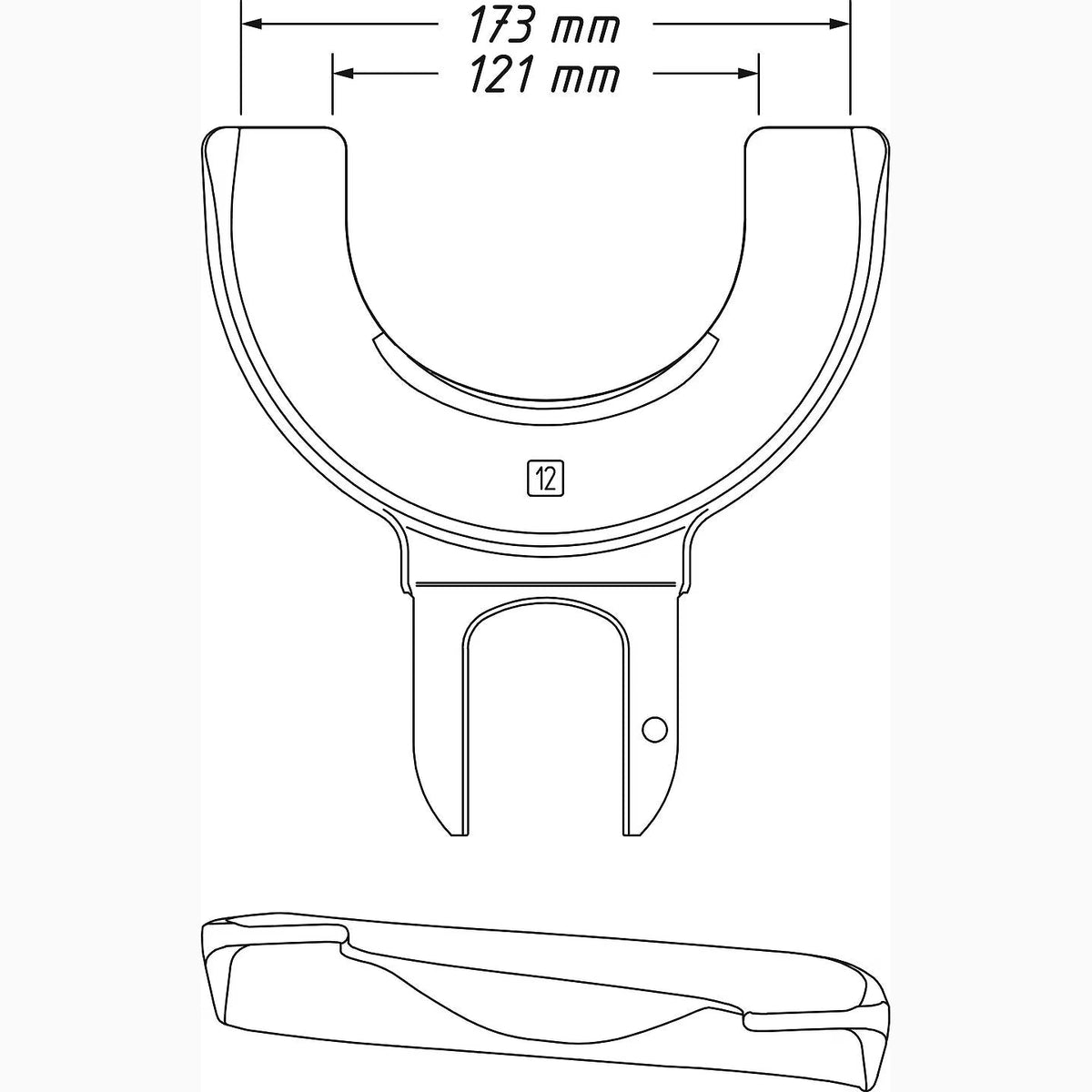 Hazet 4900-12 Tensioning jaw