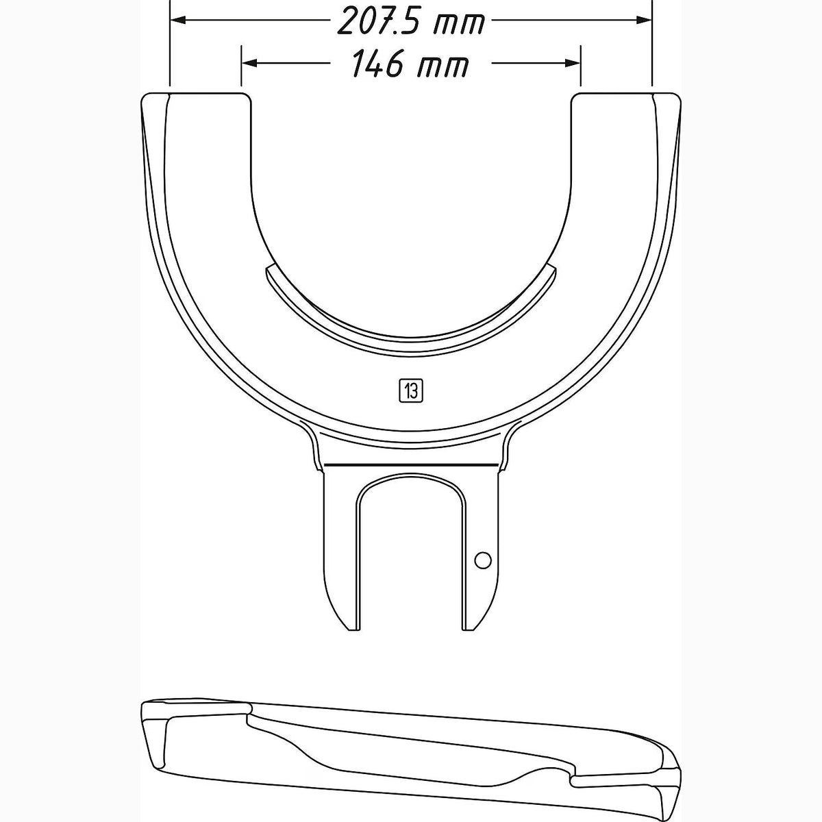 Hazet 4900-13 Tensioning jaw