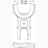Hazet 4900-14A Tensioning jaw