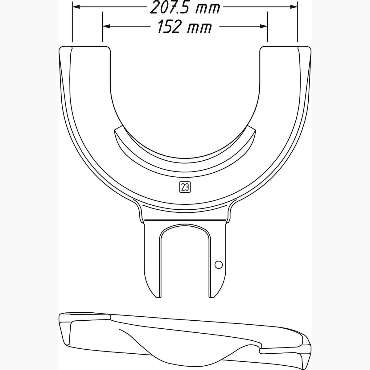 Hazet 4900-23 Tensioning jaw