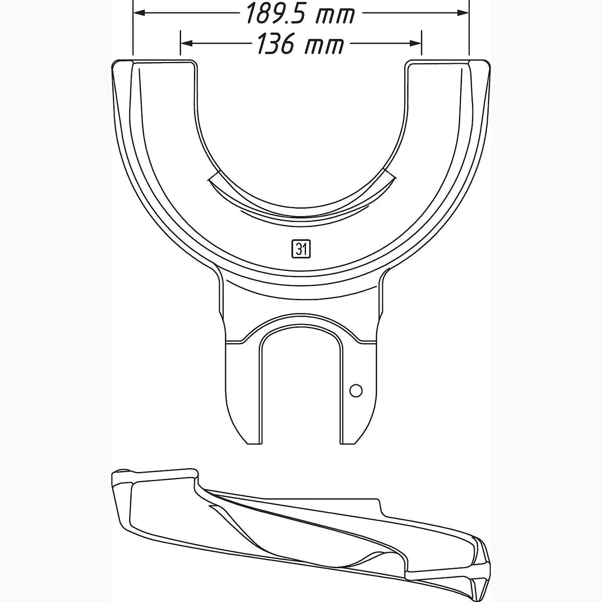 Hazet 4900-31 Tensioning jaw