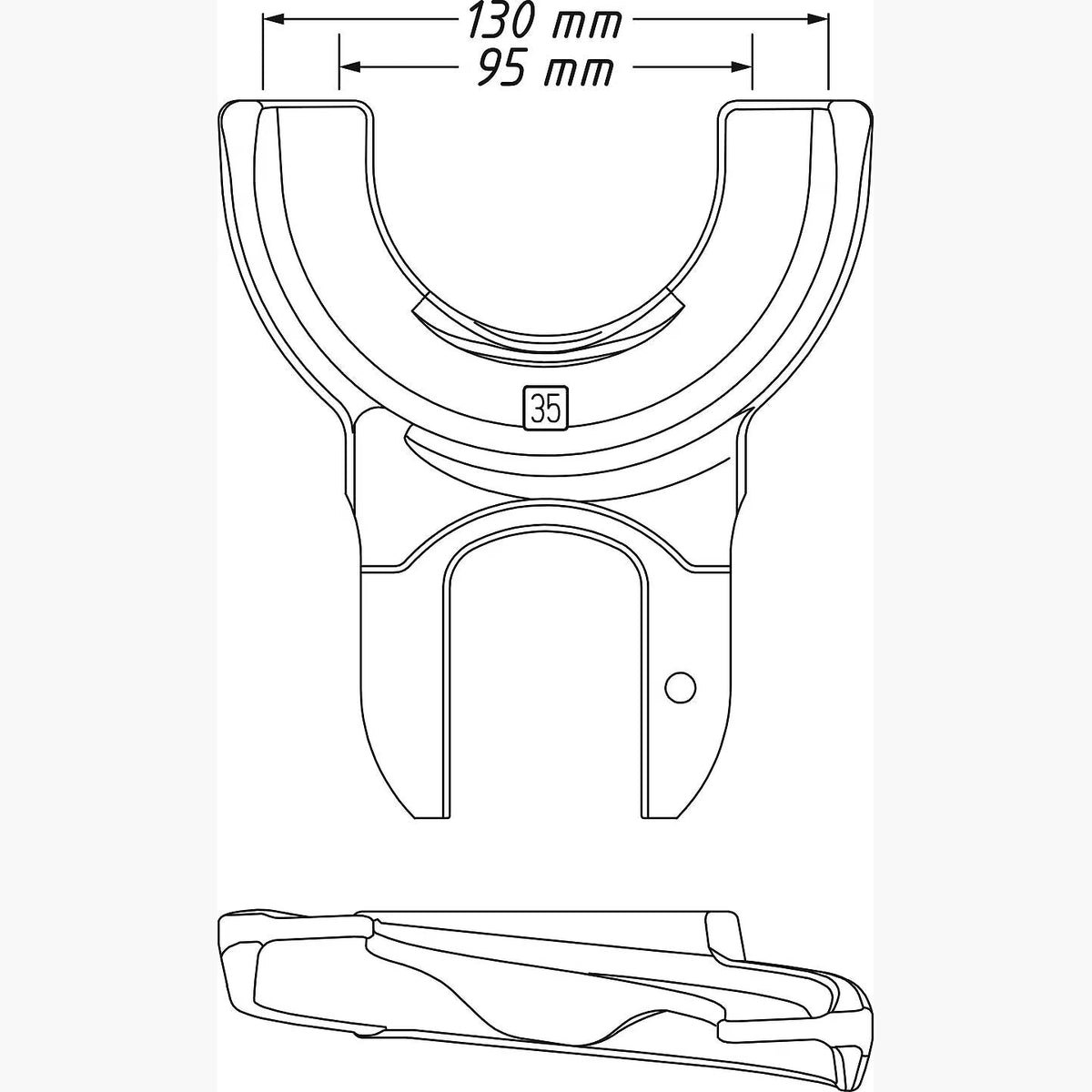 Hazet 4900-35 Tensioning jaw