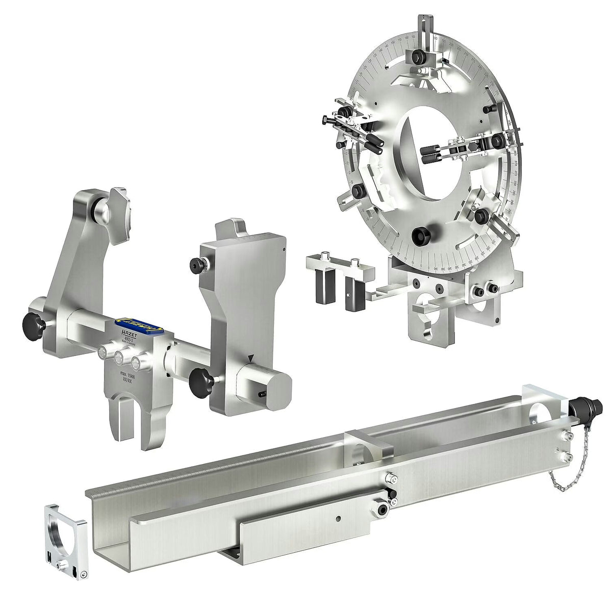 Hazet 4903/3 Stationary universal spring vice set ∙ 3 pieces